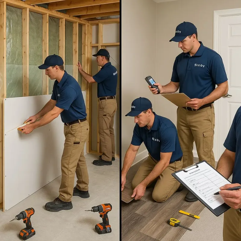 Repairs and Reconstruction process in Monson Center, MA