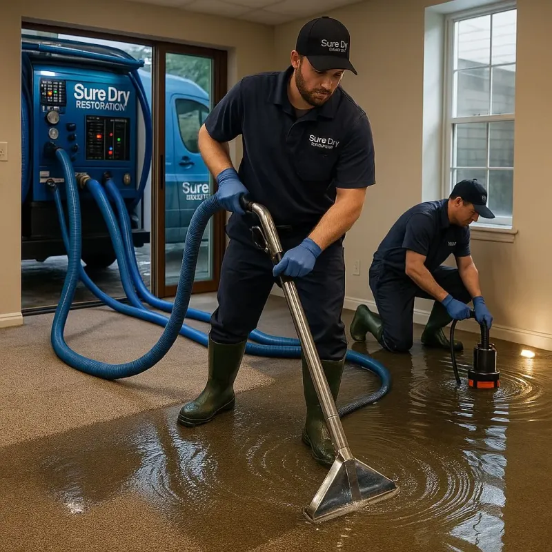 Water Extraction and Removal process in Monson Center, MA